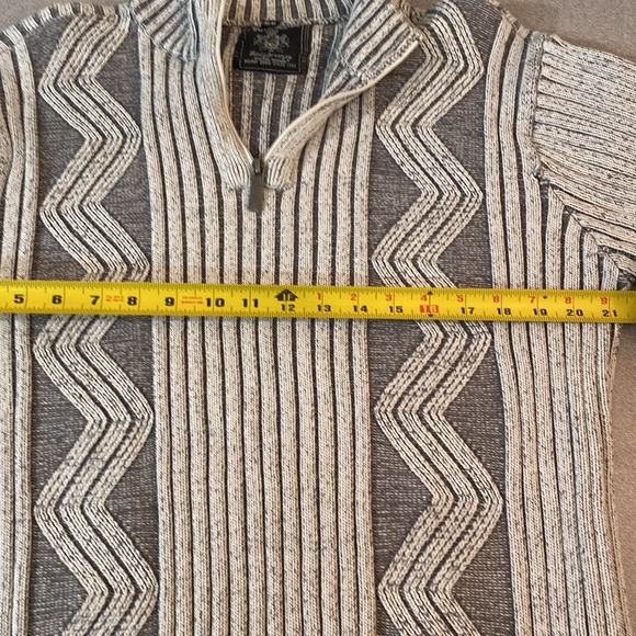 Point Zero - 1/4 zip men’s long sleeve sweater. Size M - Picture 7 of 11